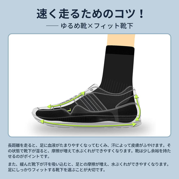 速乾コンプレッションソックス